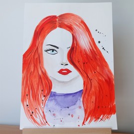 Red-haired girl