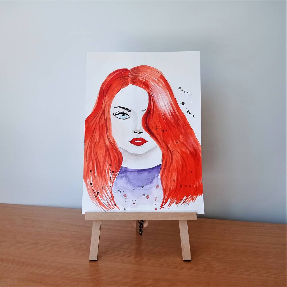 Red-haired girl