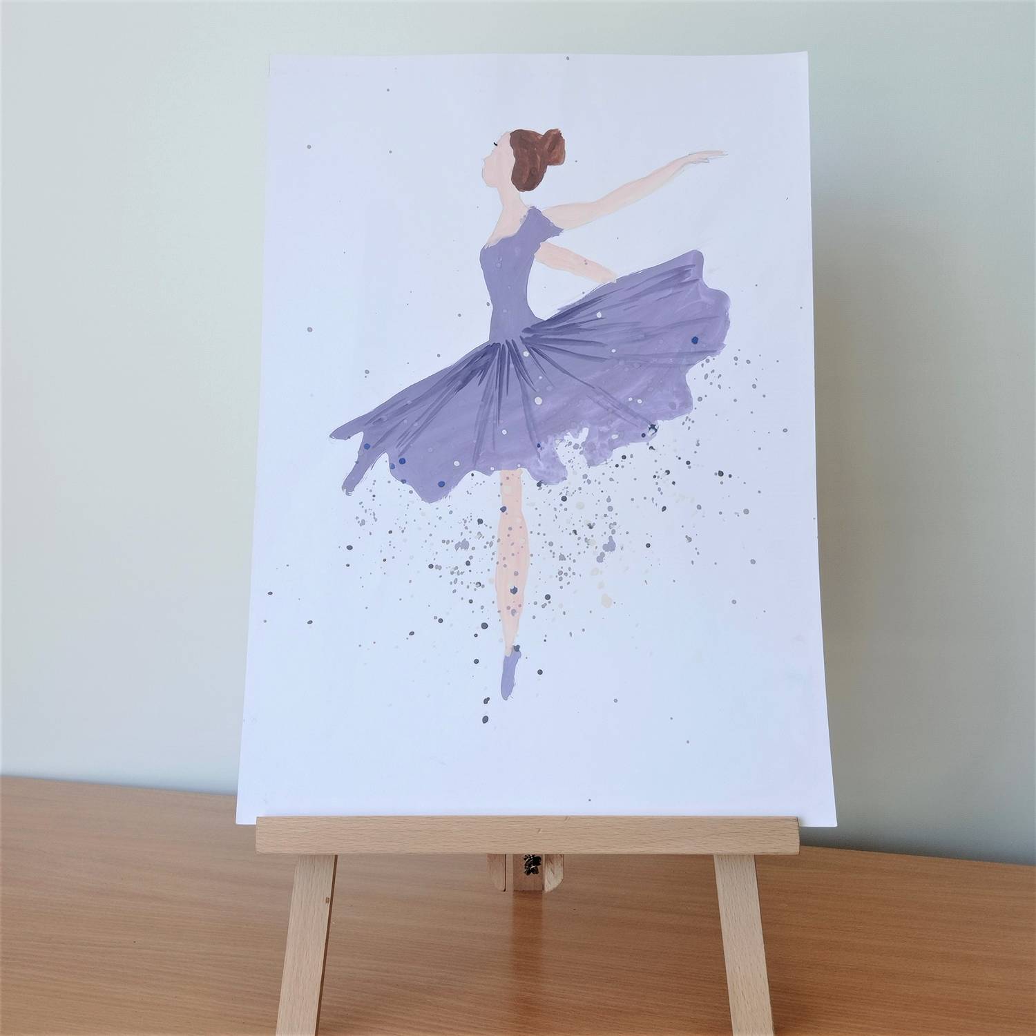 Ballerina in purple