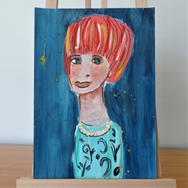 Lady with fiery hair