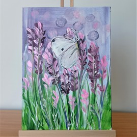 Butterfly on a lupine 